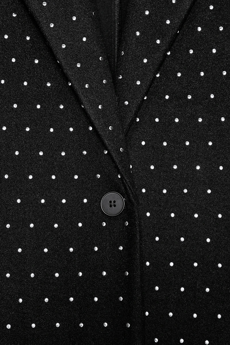 MANTEAU DOUX PAILLETTES