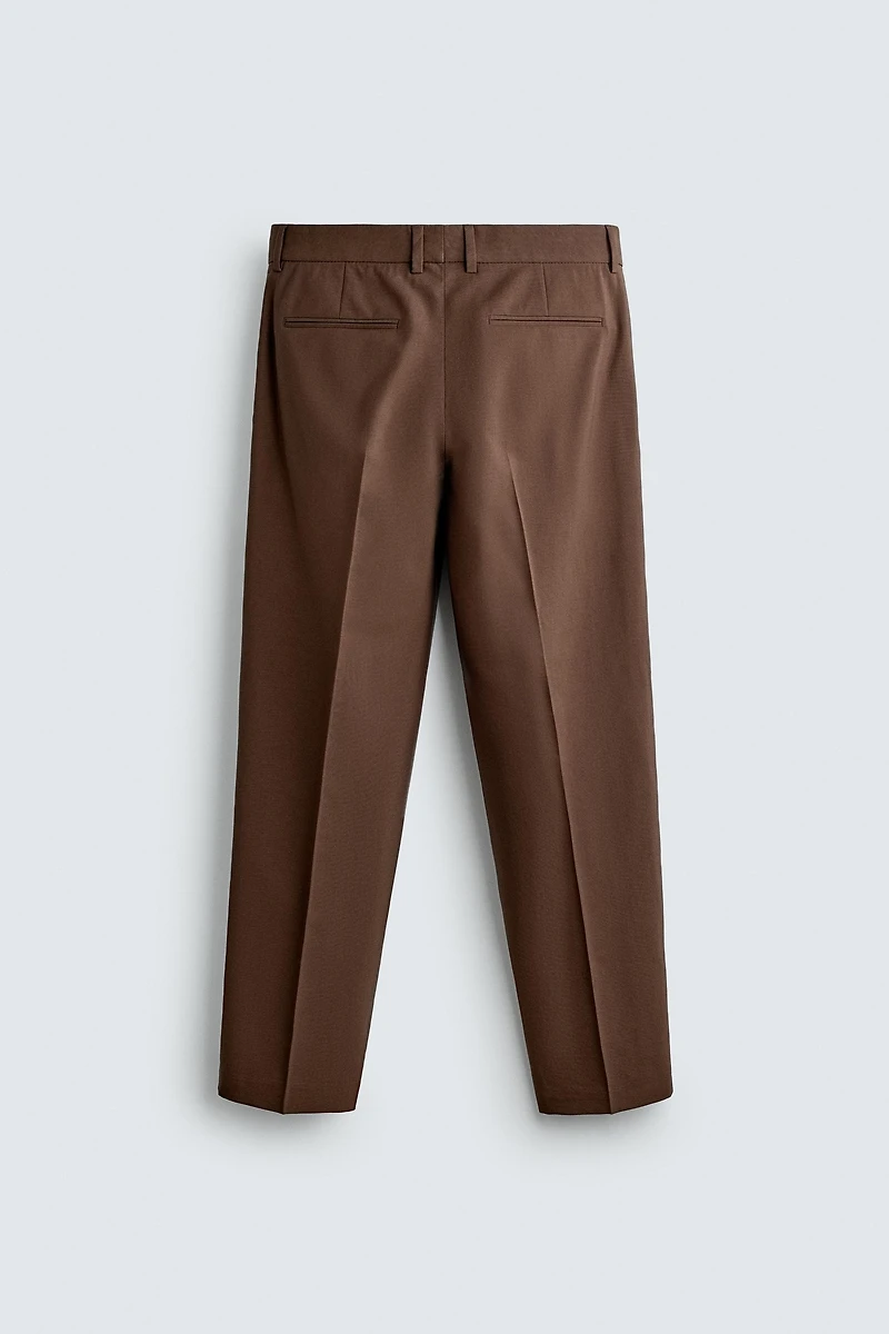 REGULAR FIT SUIT PANTS