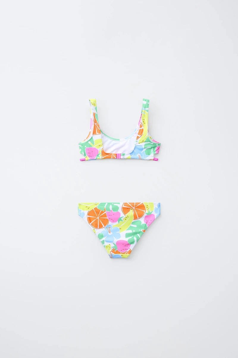 6-14 YEARS / FRUIT PRINT BIKINI