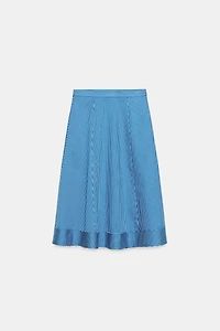 ZW COLLECTION STRIPED A-LINE SKIRT