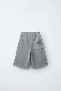 LONG PLUSH SHORTS