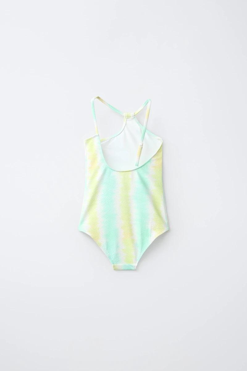 KIDS/ TIE-DYE STRIPE SWIMSUIT