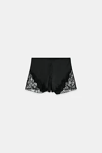 ZW COLLECTION SATIN LACE SHORTS