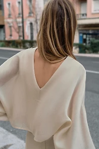 BLOUSE EN MAILLE BIMATIÈRE