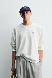 T-SHIRT MANCHES LONGUES À PIÈCES CHAMPION ® X ZARA