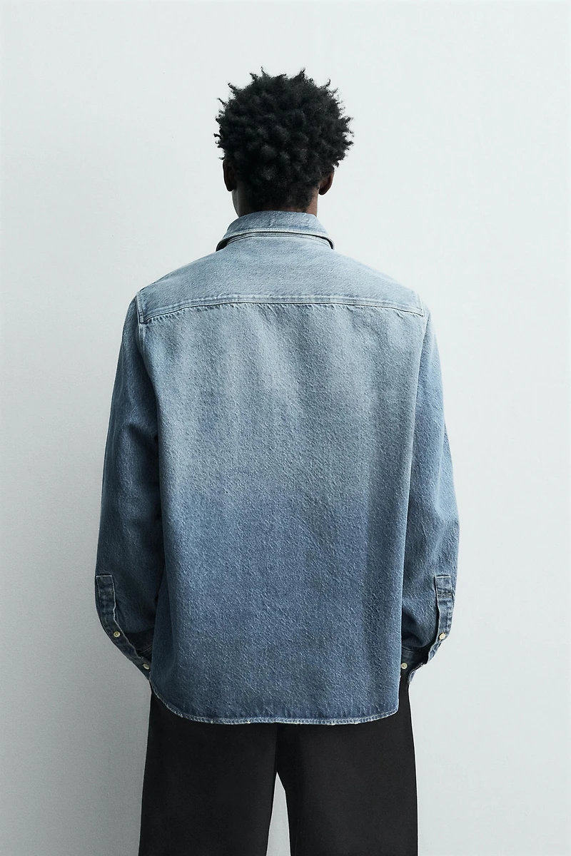 RELAXED FIT DENIM SHIRT