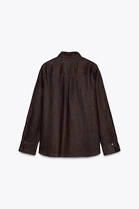 100% LINEN SHIRT ZW COLLECTION