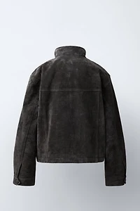 100% LEATHER JACKET WITH POCKETS