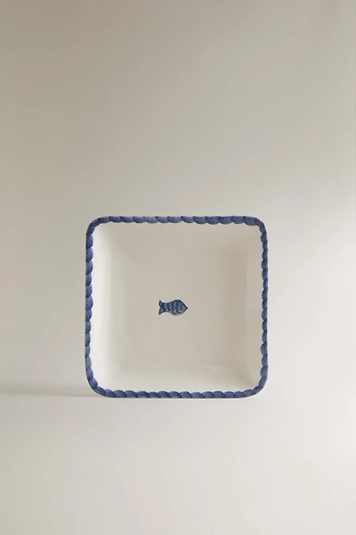 CERAMIC FISH BATHROOM SOAP DISH