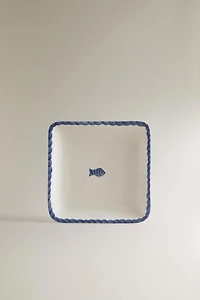 CERAMIC FISH BATHROOM SOAP DISH