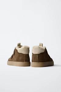 LINED SPORTY ANKLE BOOTS