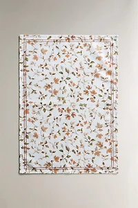 LOT TORCHONS CUISINE COTON FEUILLES (LOT DE 2)