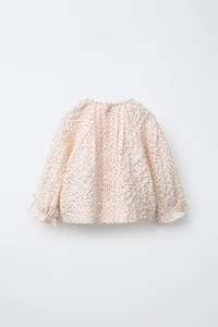 TEXTURED FLORAL SHIRT