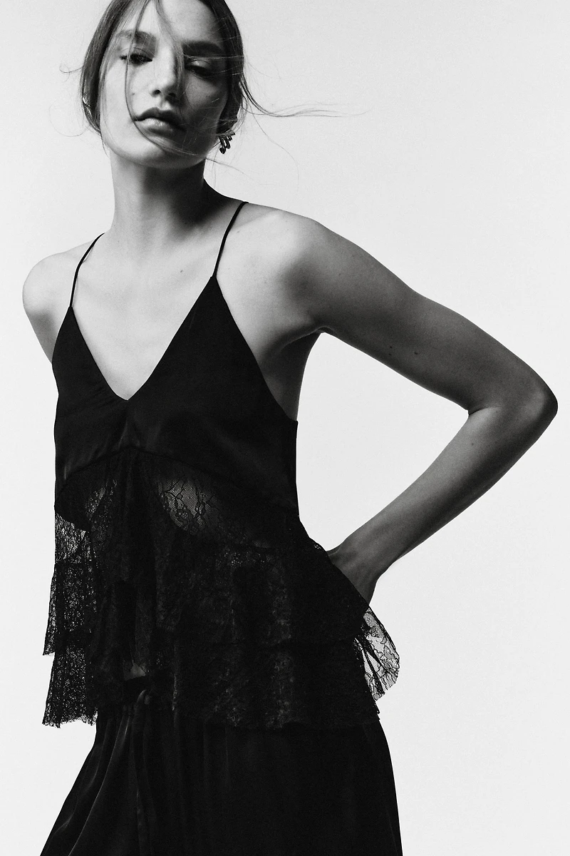 LIMITED EDITION COMBINATION LACE TOP