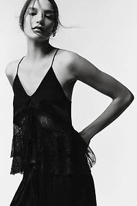 LIMITED EDITION COMBINATION LACE TOP