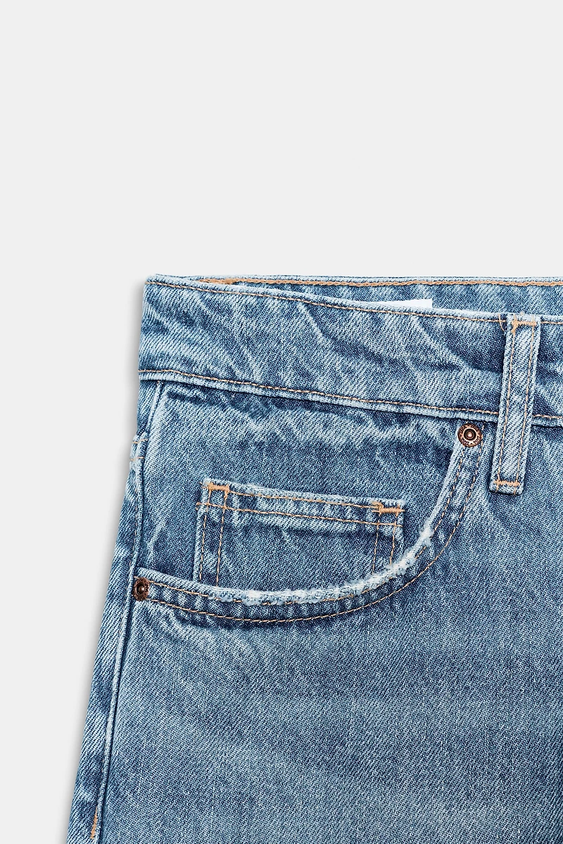 TRF HIGH-WAIST WIDE LEG JEANS