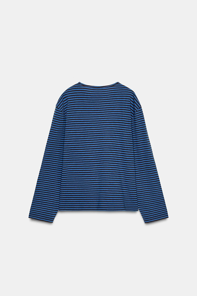 STRIPED LONG SLEEVE T-SHIRT
