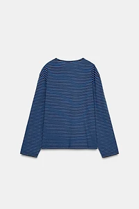 STRIPED LONG SLEEVE T-SHIRT