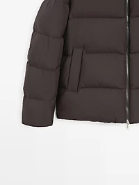 Water-repellent puffer jacket