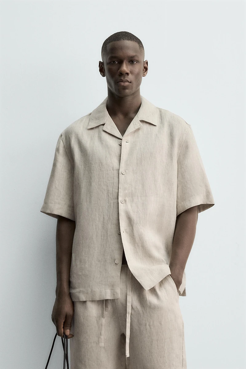 CHEMISE RELAXED FIT 100% LIN
