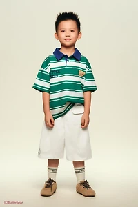 STRIPED BUTTERBEAR © POLO SHIRT