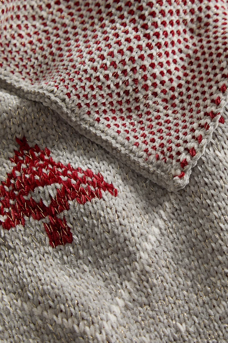 CHRISTMAS CHENILLE BABY BLANKET