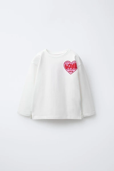 T-SHIRT IMPRIMÉ EN RELIEF