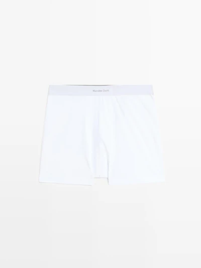 Boxer taille avec logo