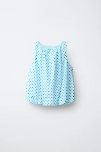 PUFFY POLKA DOT TOP