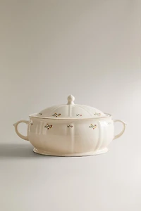 FLORAL PORCELAIN SOUP TUREEN