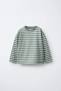 TWO-PACK OF SOLID AND STRIPED T-SHIRTS