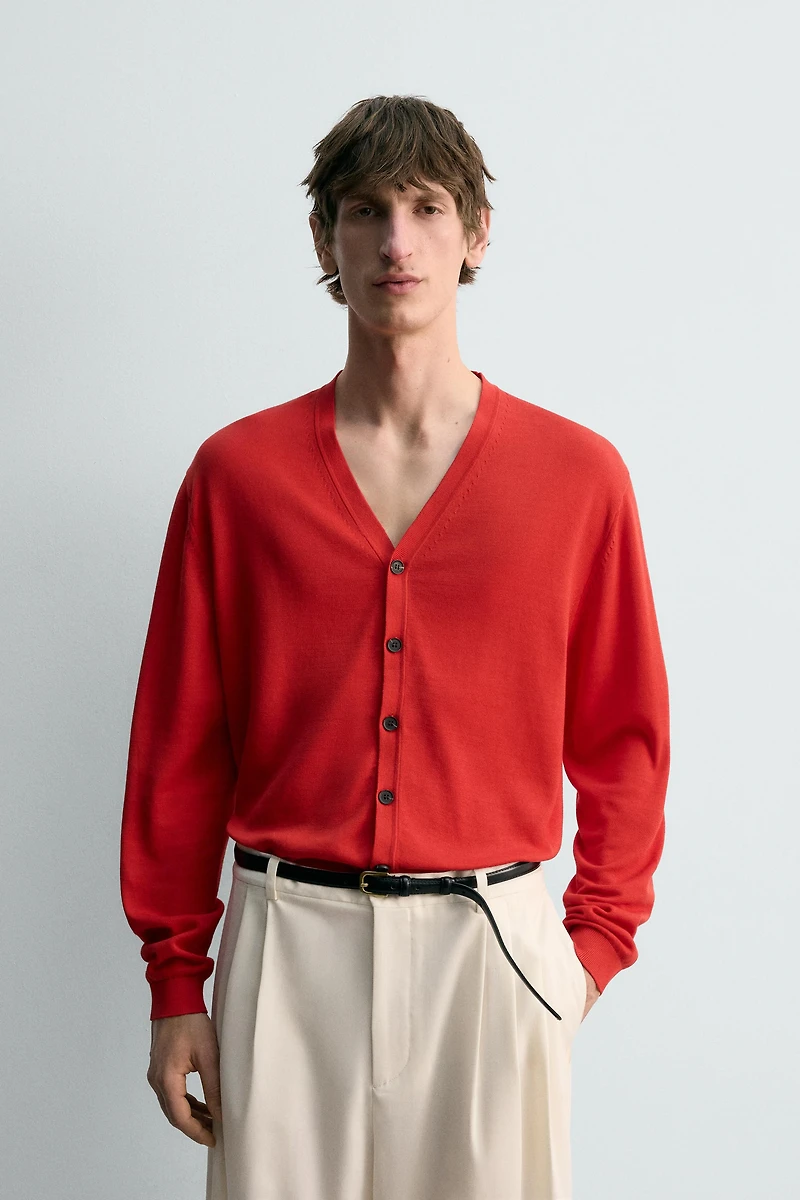 RELAXED FIT CARDIGAN
