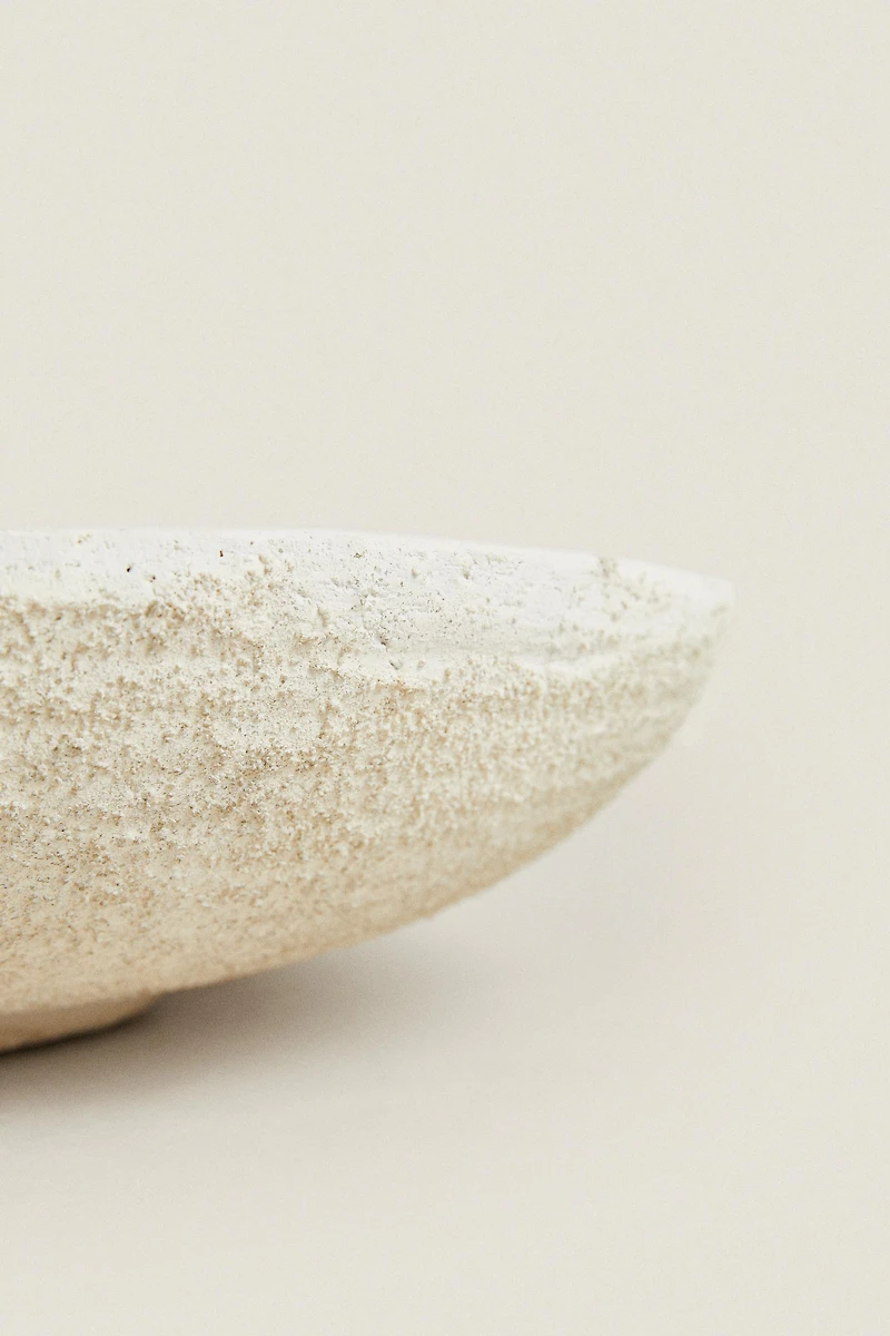 ROUGH-TEXTURE CERAMIC TRAY