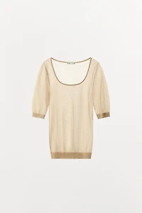 TOP EN MAILLE FINE