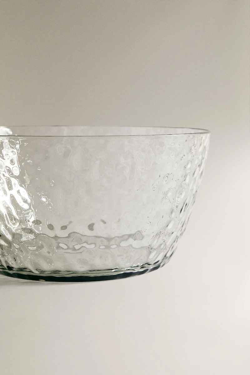 ACRYLIC TEXTURED SALAD BOWL