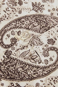 PAISLEY PRINT SATEEN DUVET COVER