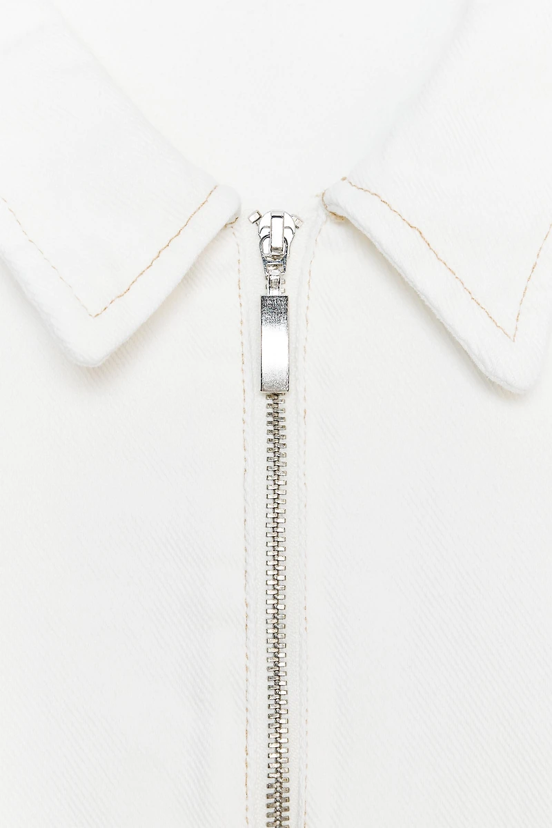 TOPSTITCHING ELASTIC HEM VEST