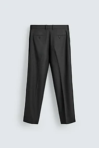 100% WOOL SUIT PANTS