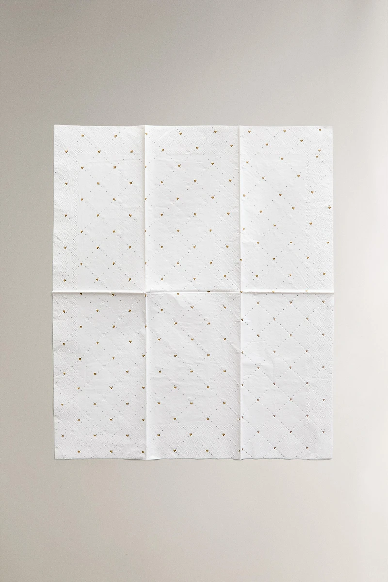 SET OF PAPER NAPKINS WITH SHINY CHRISTMAS MOTIFS (SET OF 30)