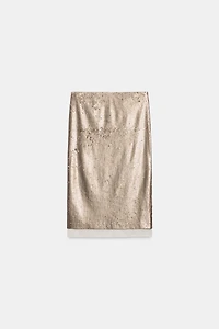 JUPE MIDI PAILLETTES ZW COLLECTION