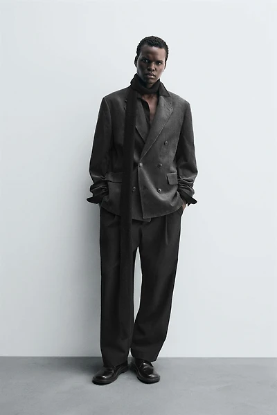 CORDUROY DOUBLE BREASTED BLAZER