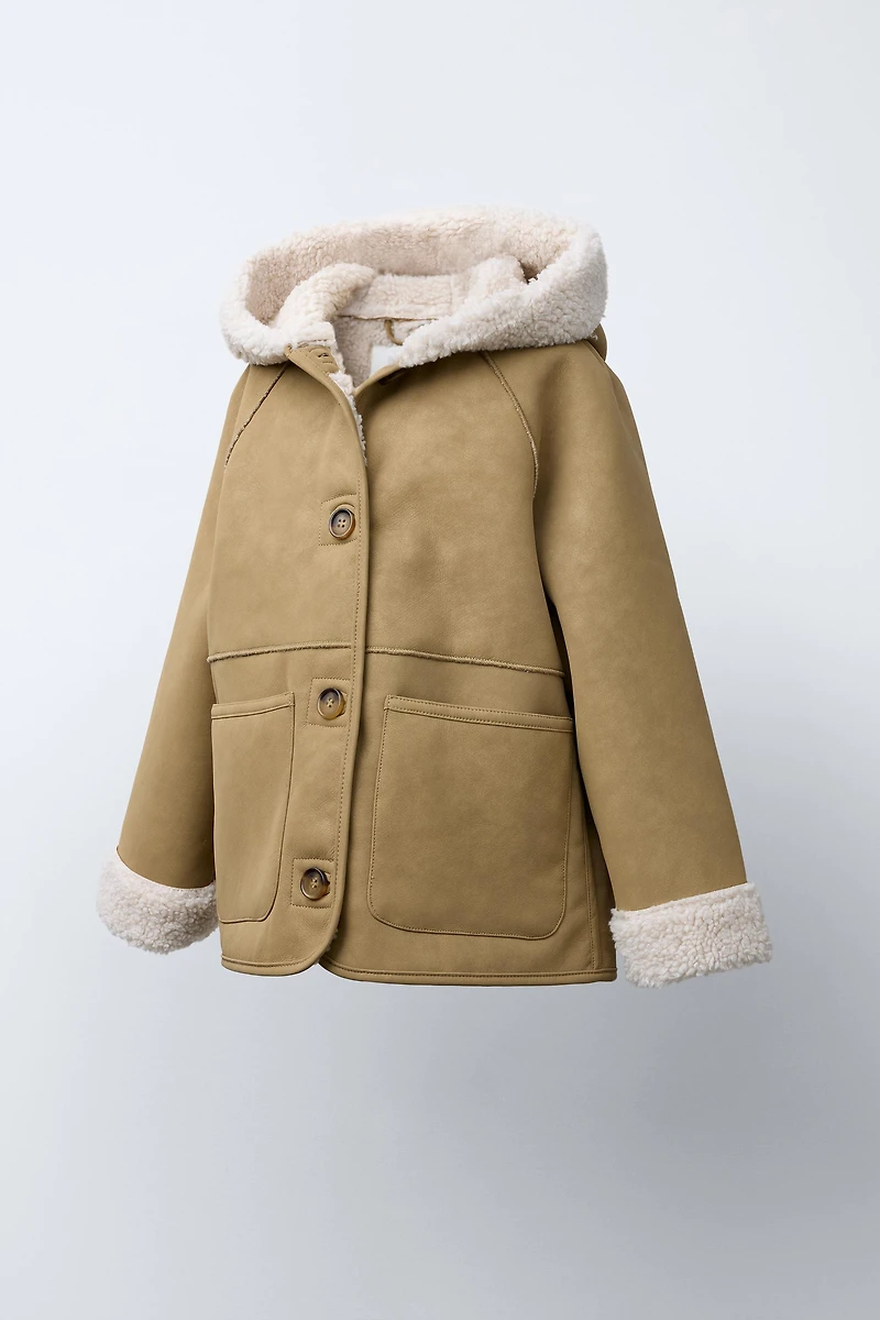 DOUBLE-FACED FLEECE COAT