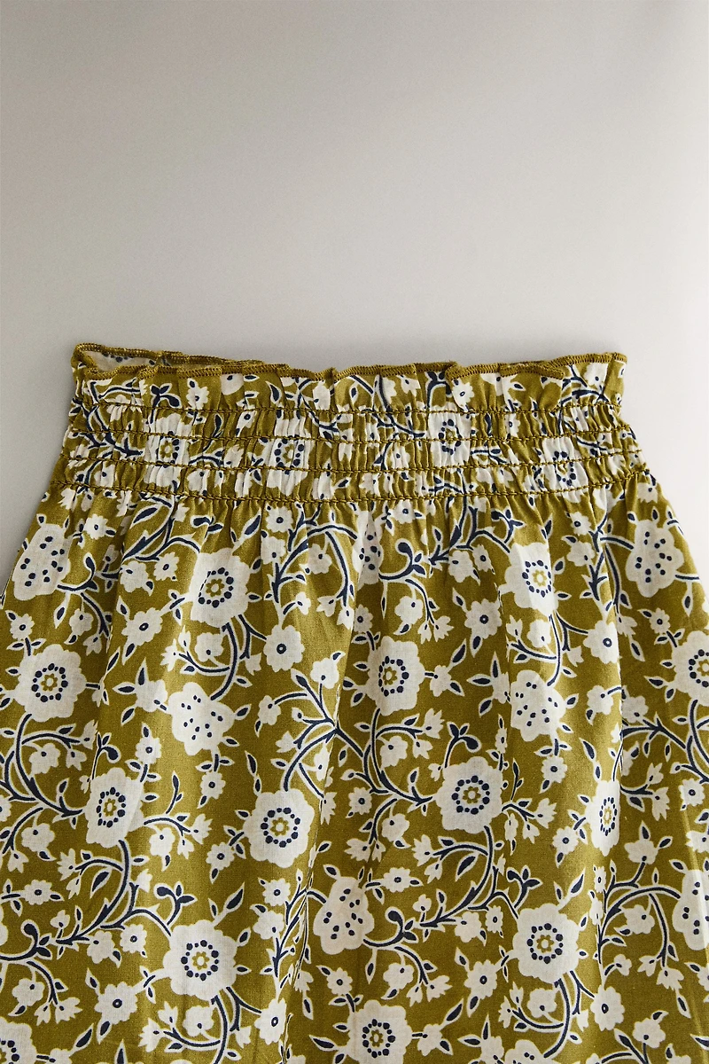 PANTALON BLOOMER BÉBÉ FLEURS