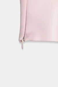 SATIN EFFECT CORSET TOP