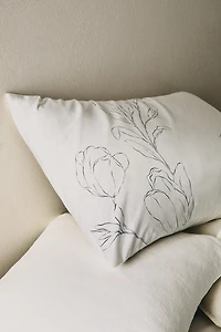 FLORAL PRINT PILLOWCASE