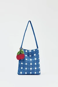 FANTASY BEADED MINI BUCKET BAG