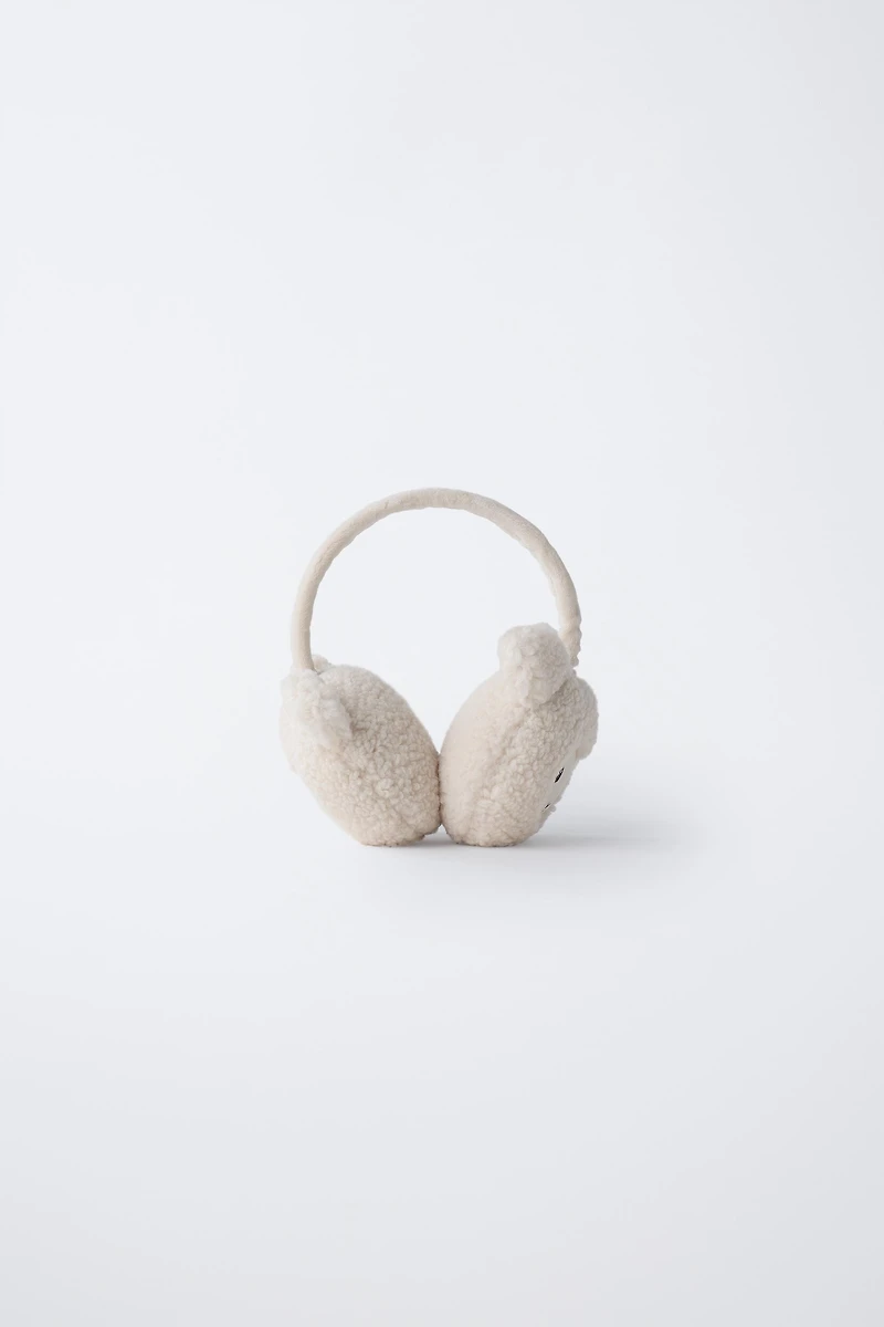 SHEEP FAUX SHEARLING EAR MUFFS