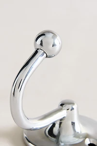 SHINY SILVER WALL HOOK