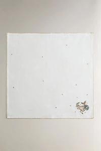 EMBROIDERED LINEN CAPRICORN NAPKIN | MARISA BERENSON