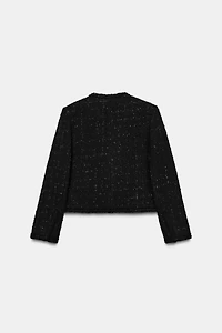 ZW COLLECTION EMBOSSED BUTTON BLAZER